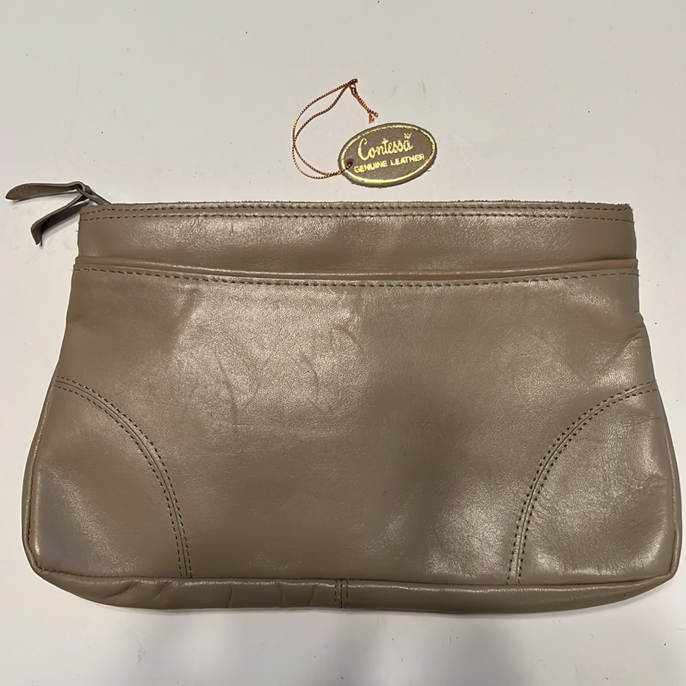 Vintage Contessa Leather Clutch